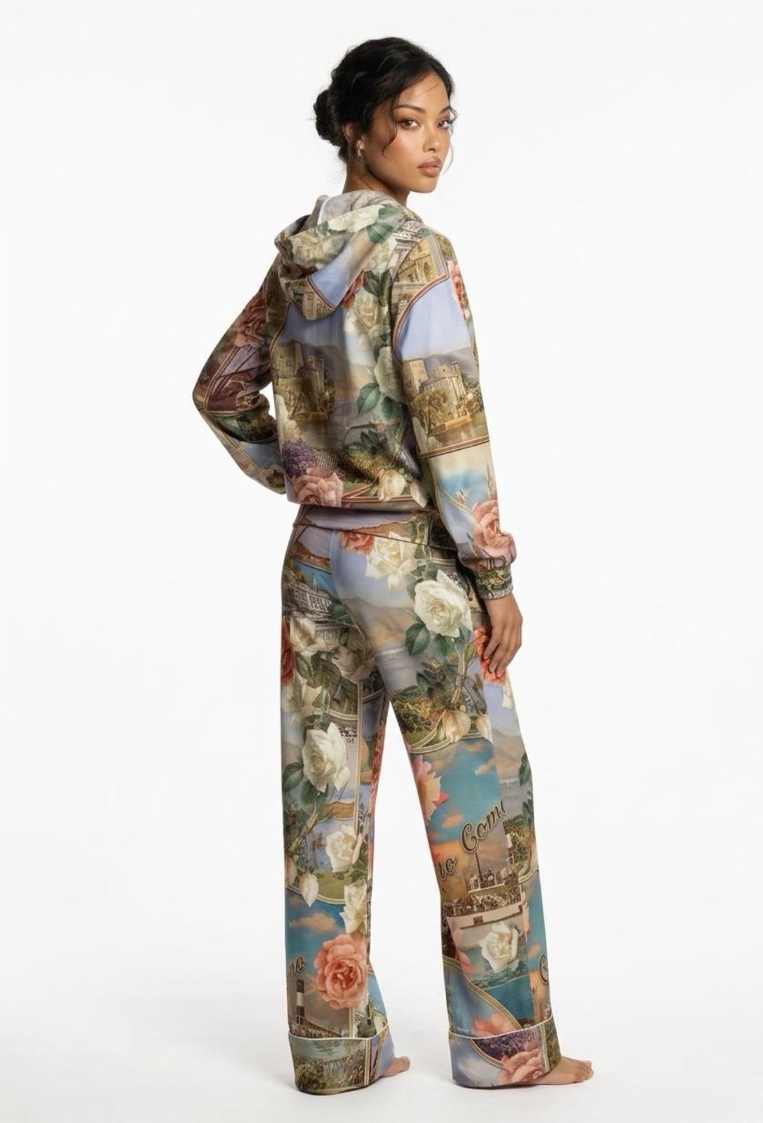Giubbotto Donna in Cotone disegno Lago,Made in Italy