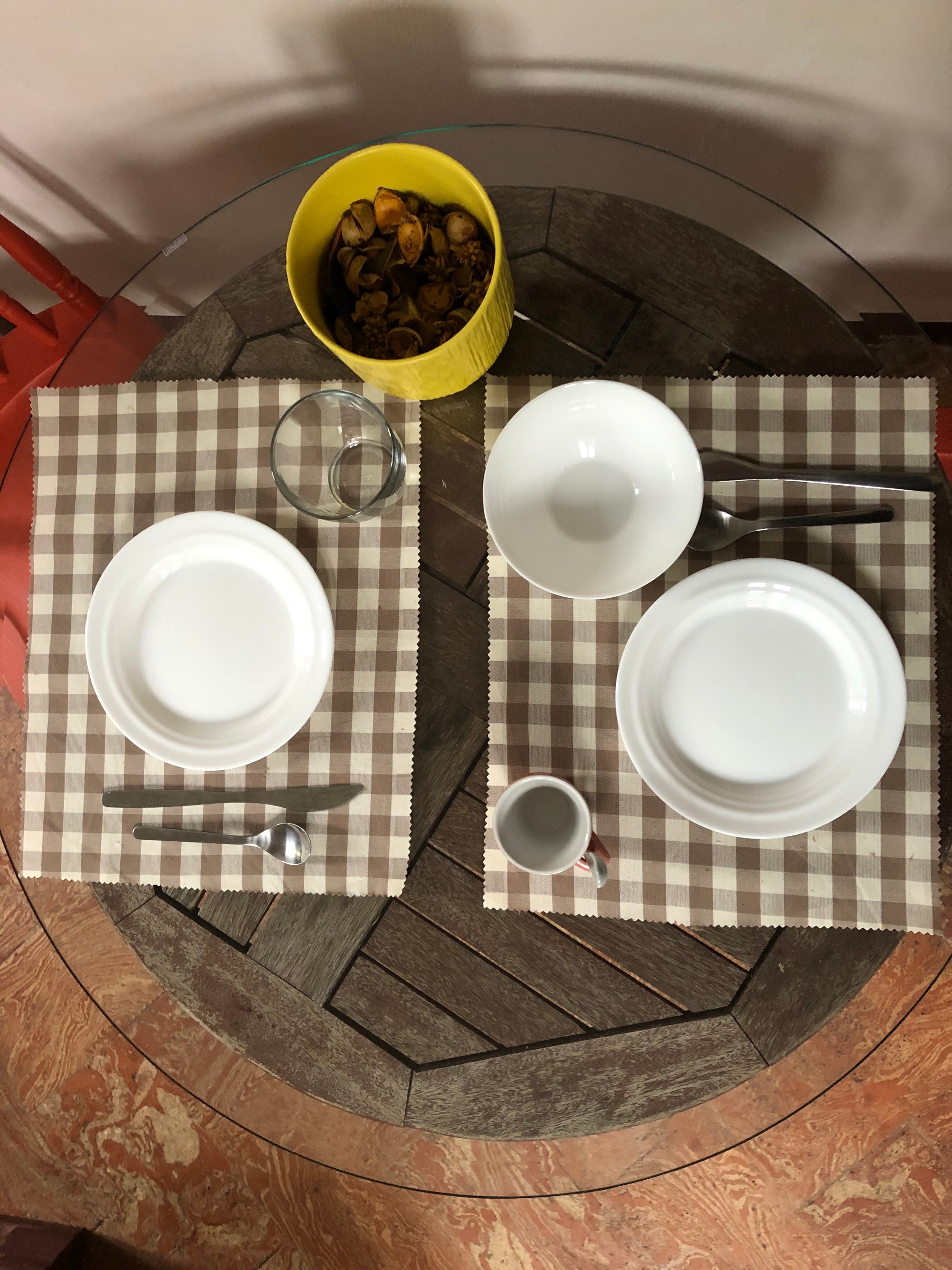 DII Linen Tabletop Collection - Set di tovagliette, lavabili in lavatrice, 36 x 51 cm, 4 pezzi, colore: crema DII Linen Tabletop Collection - Set di tovagliette, lavabili in lavatrice, 36 x 51 cm, 4 pezzi, colore: crema