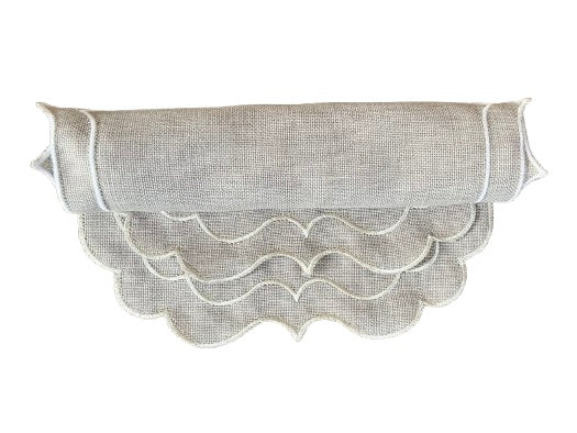 Tovagliette americane in 100% Lino ricamato Made in Italy  lavabili cm 40x cm 30