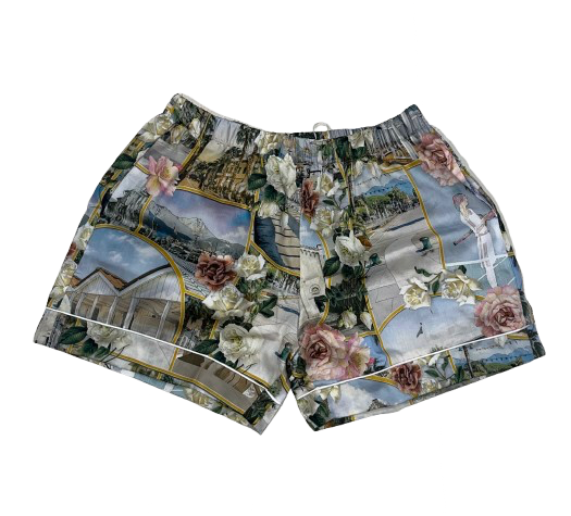 Calzoncini Donna in Cotone e in Seta Disegno Forte Made in ITALY