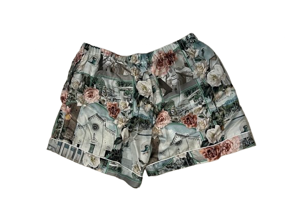 Calzoncini Donna in Cotone e in Seta Disegno Forte Made in ITALY