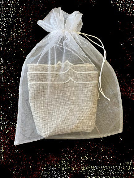 Tovagliette americane in 100% Lino ricamato Made in Italy  lavabili cm 40x cm 30