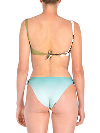 Bikini Cadenabbia BI(ki)NI® -PROMOZIONE!   Piazza Cavour stampa dai poster Vintage Lago di Como  double con reggiseno incrociato e con spalline, slip intero. Made in Italy