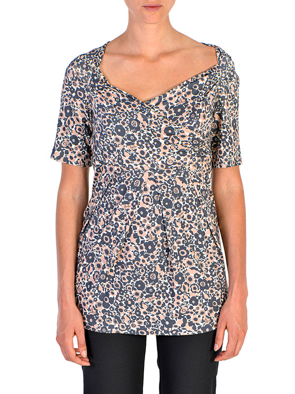 Blusa 501 - Fiorellino Polveroso Rosa